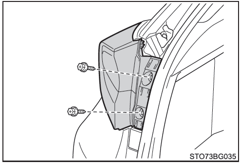 Toyota CH-R. Luces de los intermitentes traseros (tipo bombilla)