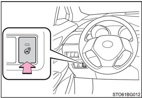 Toyota CH-R. Calefacción del volante