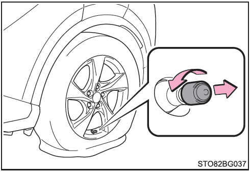 Toyota CH-R. Método de reparación de emergencia