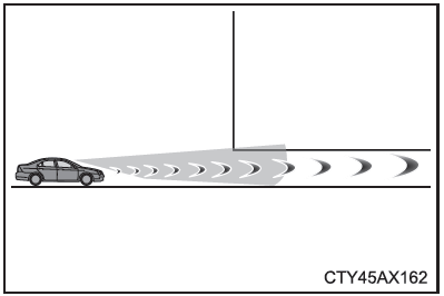 Toyota CH-R.  Condiciones en las que es posible que el sistema se active aunque no haya posibilidad de colisión