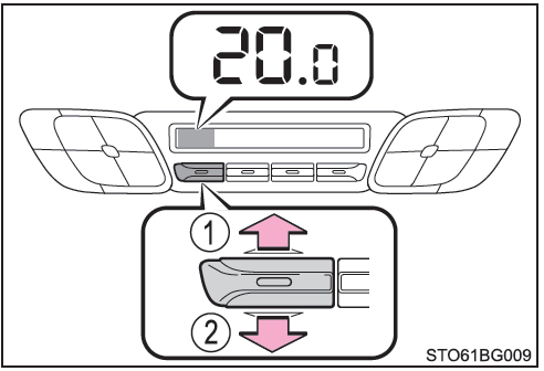 Toyota CH-R. Regulación del ajuste de la temperatura