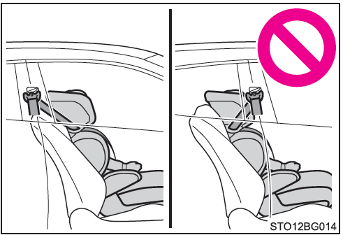 Toyota CH-R. Sistema de sujeción para niños fijado con cinturón de seguridad